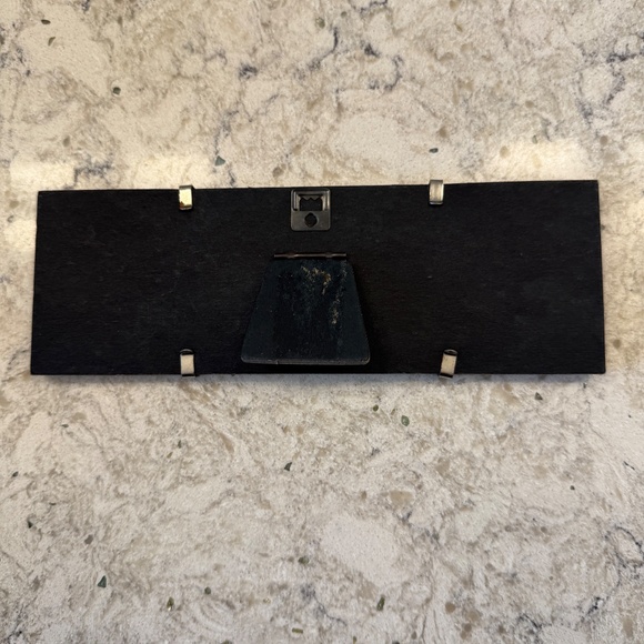 Unique Triple Matted Multicolor Desktop Art Print‎ Watercolor Hearts 9' x 3' - Picture 4 of 9